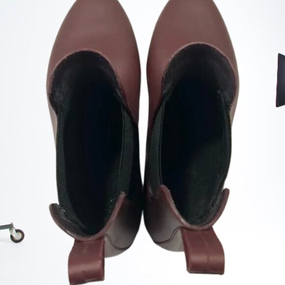 JCREW Matte Burgundy Rain Boots - Picture 6 of 6
